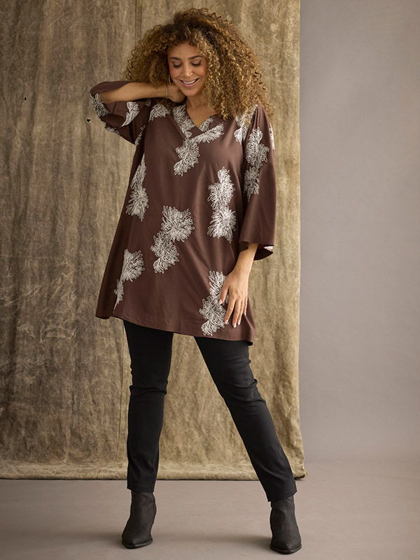 ZH-PERL - Plus Size Tunic fra Zhenzi