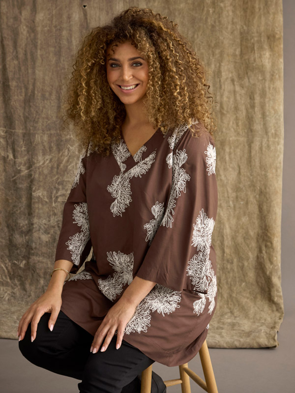 ZH-PERL - Plus Size Tunic fra Zhenzi