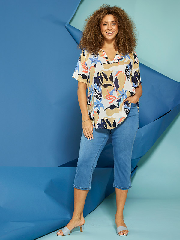 ZH-JAZZY - Plus Size Jeans fra Zhenzi