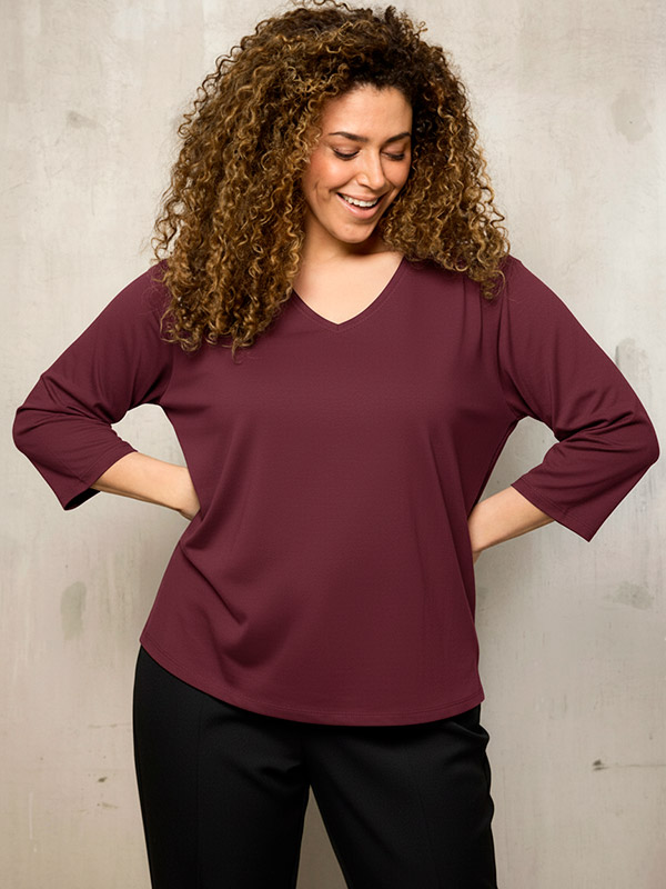 ZH-ALBERTA - Plus Size T-shirt fra Zhenzi