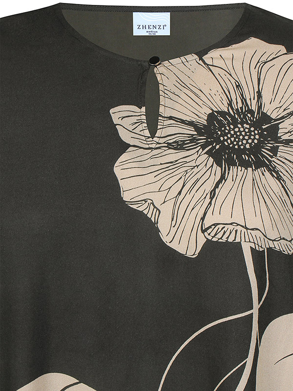 ZH-SIBA - Plus Size Blouse fra Zhenzi