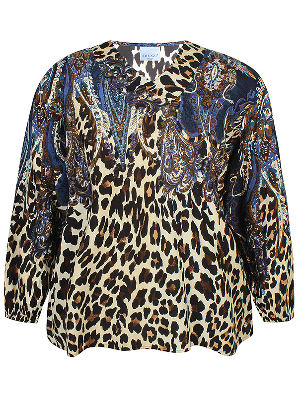 ZH-SIFF - Plus Size Blouse fra Zhenzi