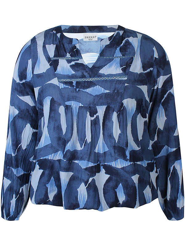 ZH-SINI - Plus Size Blouse fra Zhenzi