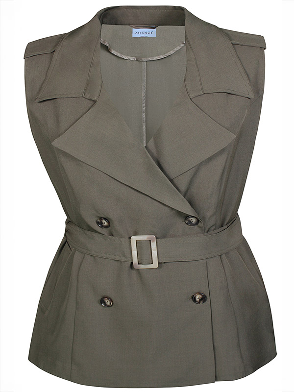 ZH-SOON - Plus Size Vest fra Zhenzi