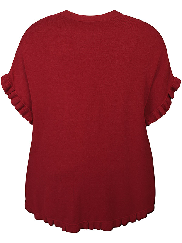 ZH-KOGLE - Plus Size Poncho fra Zhenzi