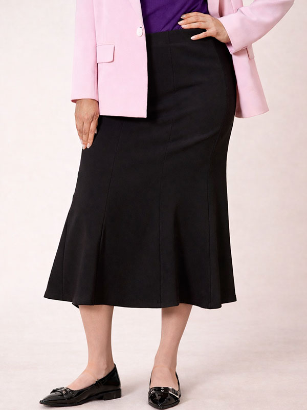 ZH-TORI - Plus Size Skirt fra Zhenzi