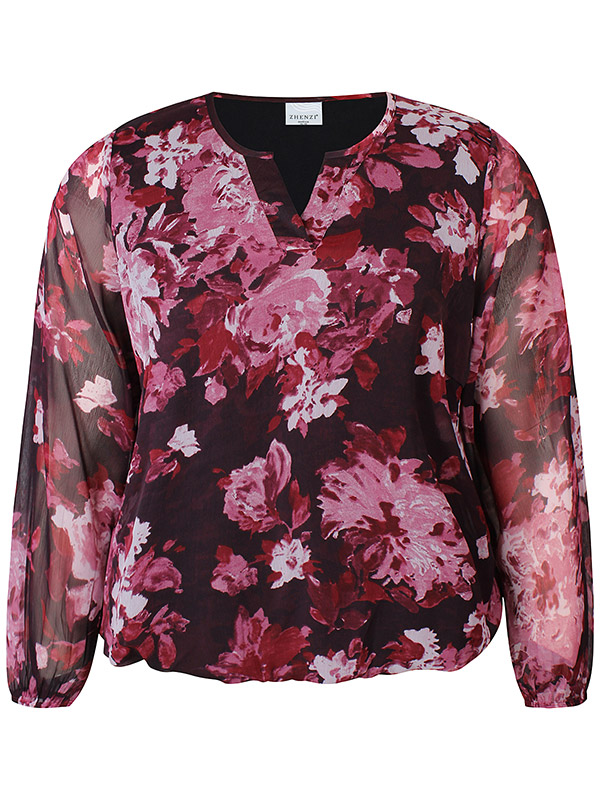 ZH-TOYA - Plus Size Blouse fra Zhenzi