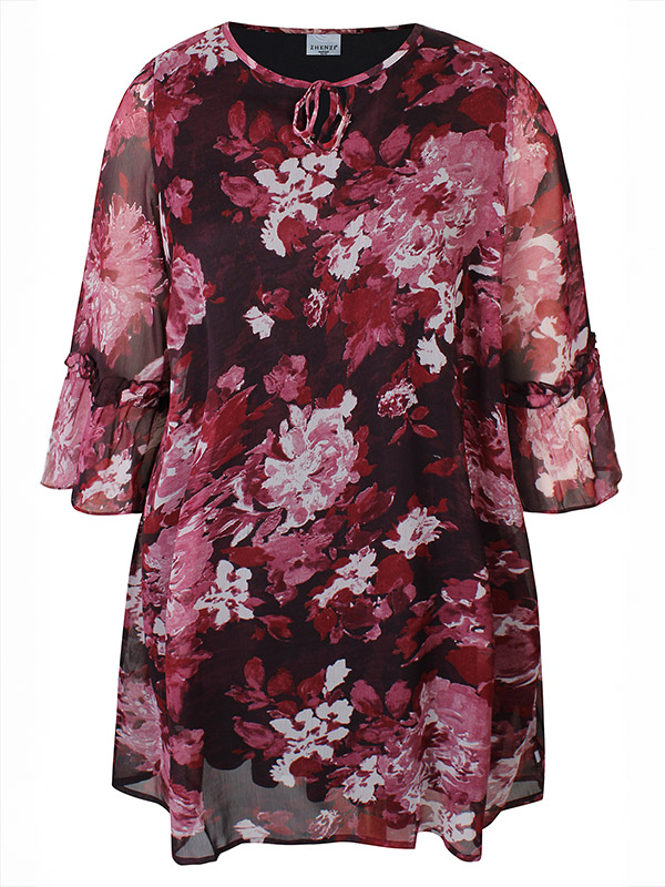 ZH-TOYA - Plus Size Jurk fra Zhenzi