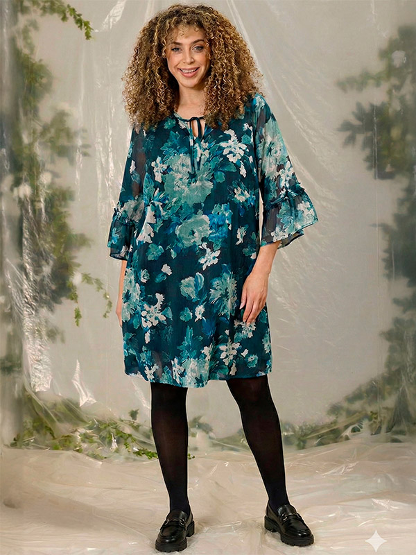 ZH-TOYA - Plus Size Jurk fra Zhenzi