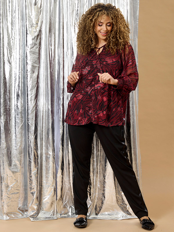 ZH-TULA - Plus Size Blouse fra Zhenzi