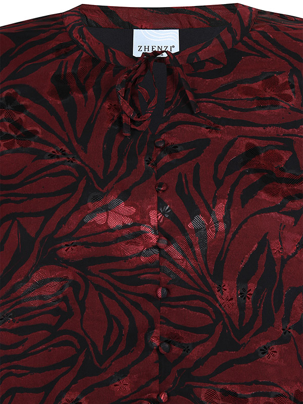 ZH-TULA - Plus Size Blouse fra Zhenzi