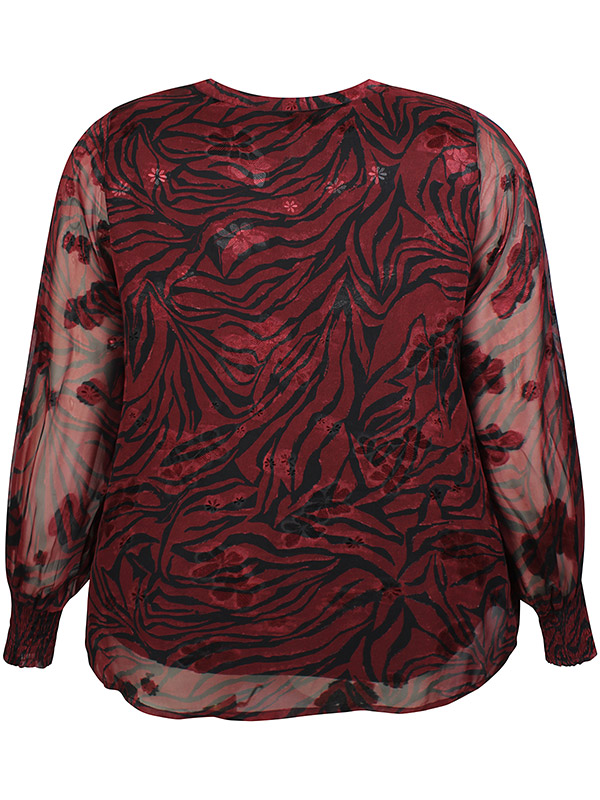 ZH-TULA - Plus Size Blouse fra Zhenzi