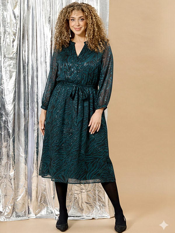 ZH-TULA - Plus Size Jurk fra Zhenzi