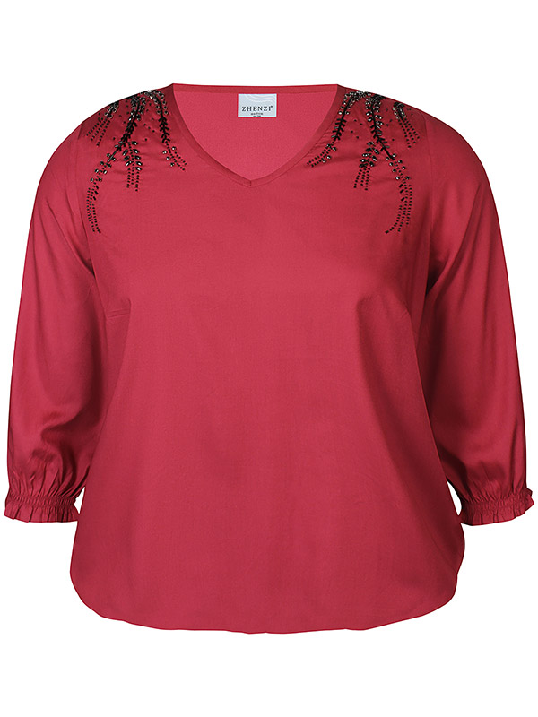 ZH-VADA - Plus Size Blouse fra Zhenzi