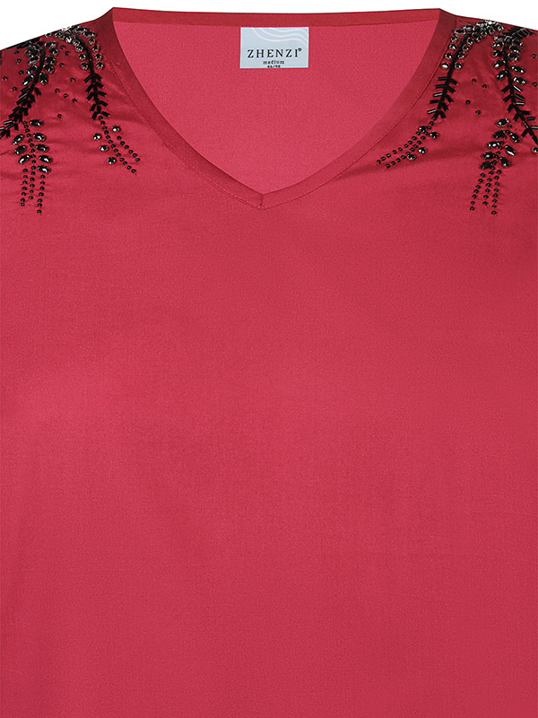 ZH-VADA - Plus Size Blouse fra Zhenzi