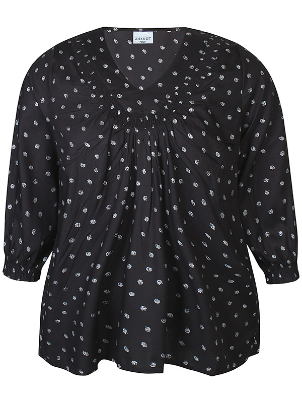 ZH-VELA - Plus Size Blouse fra Zhenzi