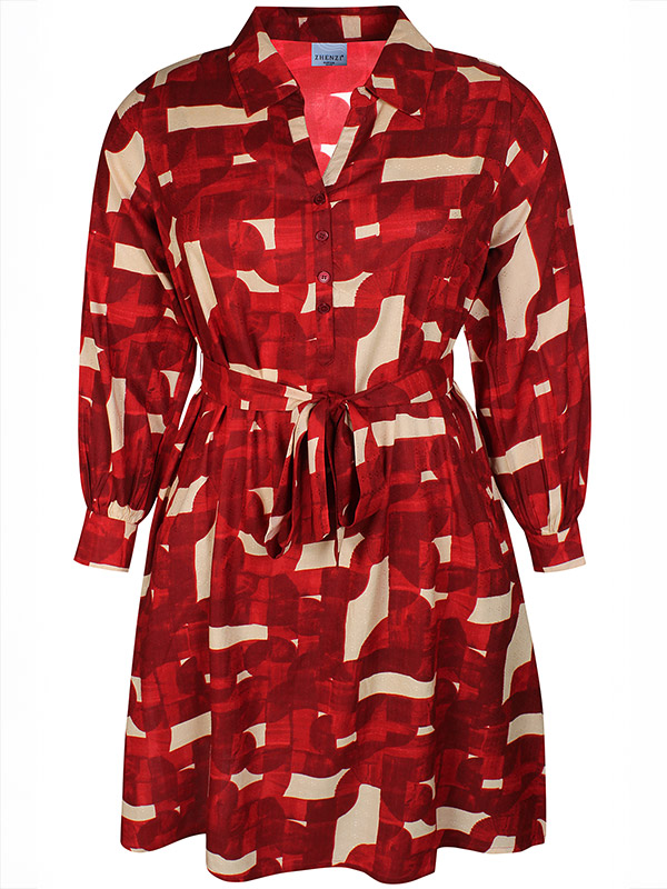 ZH-VITA - Plus Size Jurk fra Zhenzi