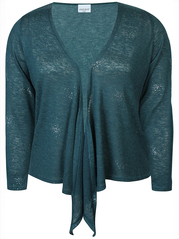 ZH-AGAR - Plus Size Vest fra Zhenzi