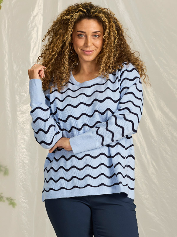 ZH-ELGA - Plus Size Sweater fra Zhenzi