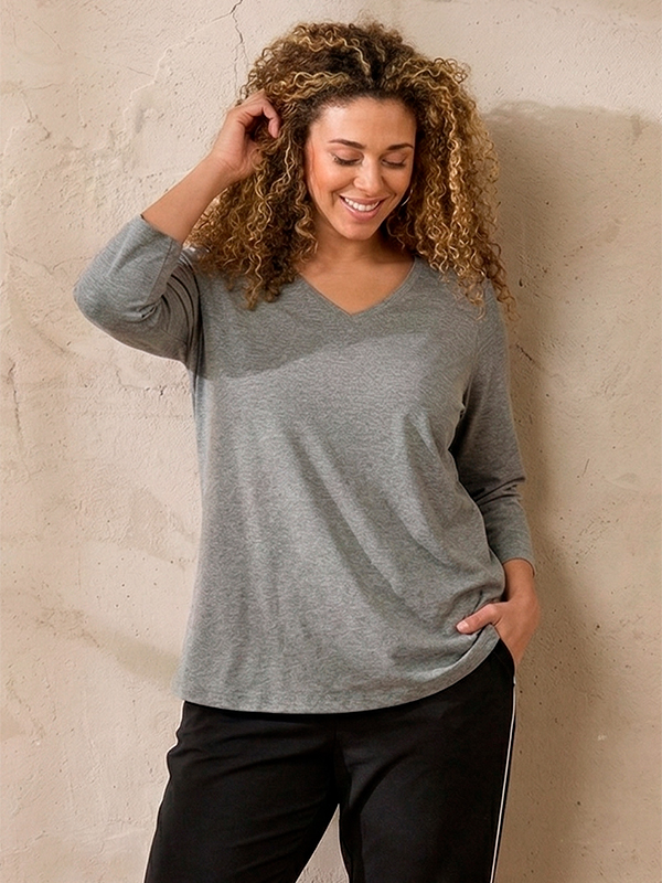 ZH-ALBERTA - Plus Size Blouse fra Zhenzi