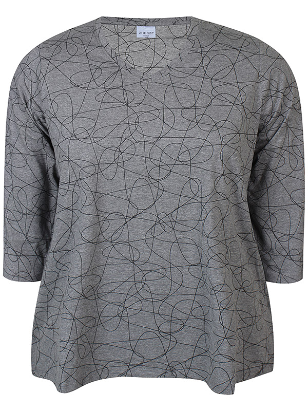 ZH-ALBERTA - Plus Size Blouse fra Zhenzi