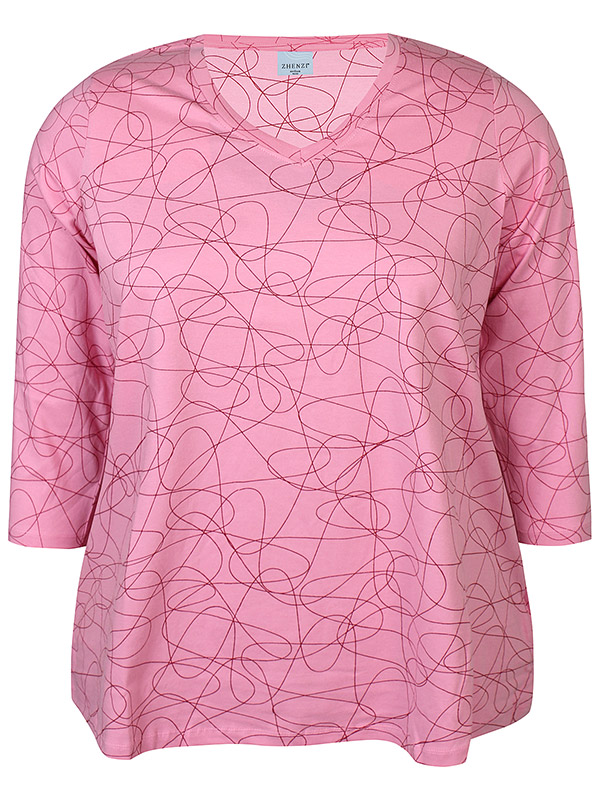 ZH-ALBERTA - Plus Size Blouse fra Zhenzi