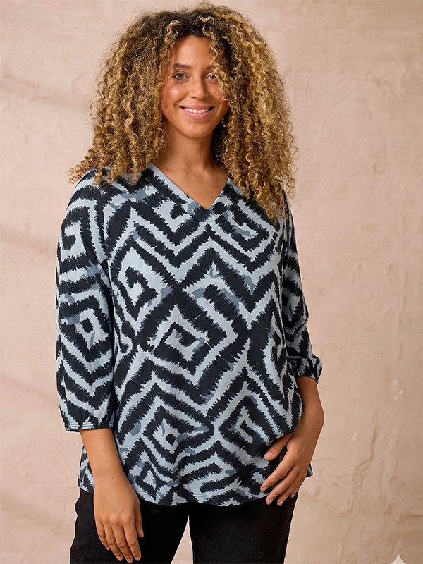 ZH-SYLVA - Plus Size Blouse fra Zhenzi