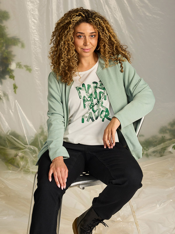 ZH-MYA - Plus Size Vest fra Zhenzi