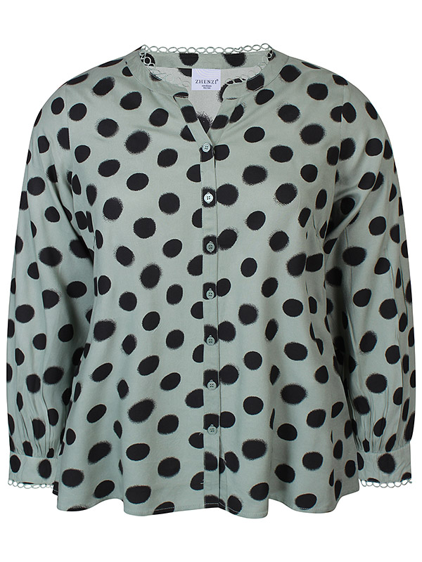 ZH-ALORA - Plus Size Overhemd fra Zhenzi