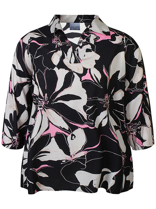 ZH-AMAYA - Plus Size Blouse fra Zhenzi