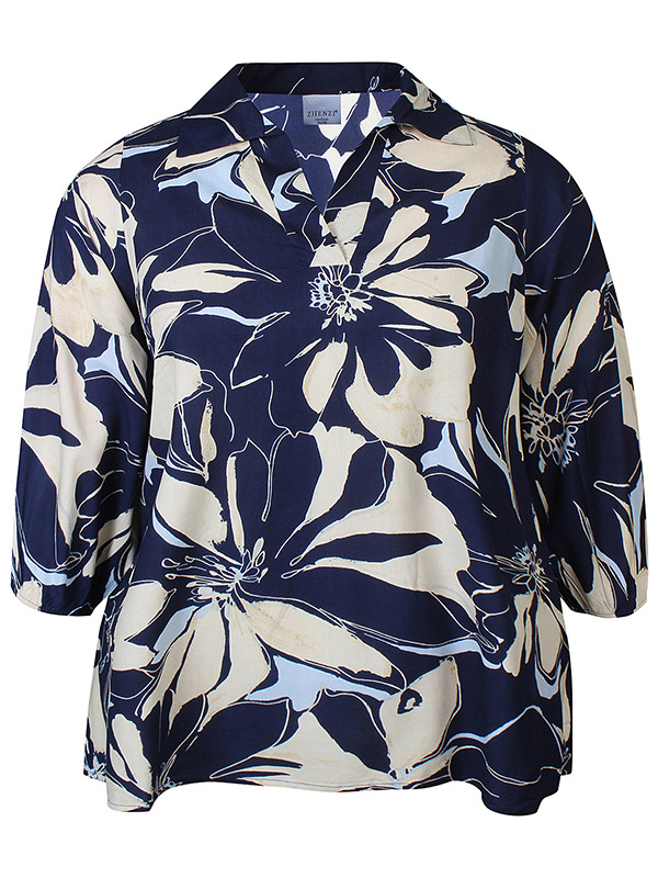 ZH-AMAYA - Plus Size Blouse fra Zhenzi