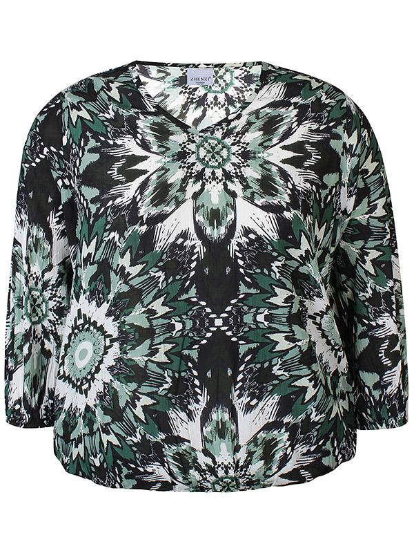 ZH-ANAIS - Plus Size Blouse fra Zhenzi