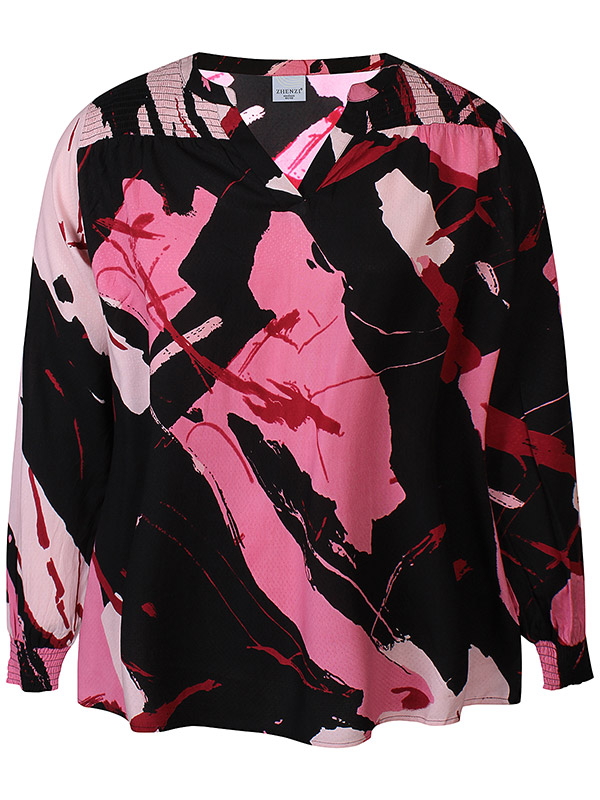 ZH-ANITY - Plus Size Blouse fra Zhenzi
