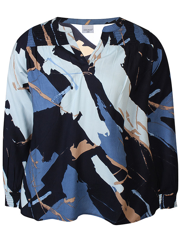 ZH-ANITY - Plus Size Blouse fra Zhenzi