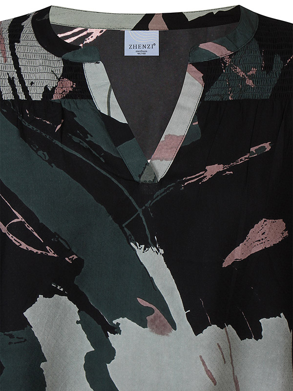 ZH-ANITY - Plus Size Blouse fra Zhenzi