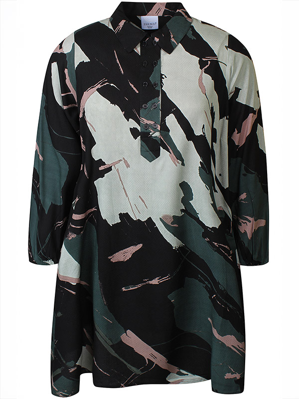 ZH-ANITY - Plus Size Jurk fra Zhenzi