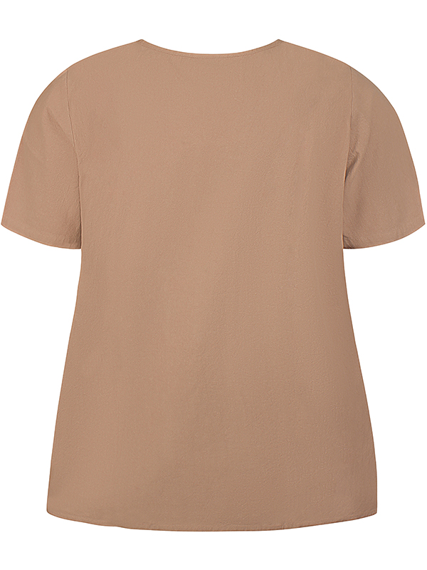 ZH-AMIN - Plus Size T-shirt fra Zhenzi