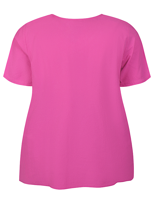 ZH-AMIN - Plus Size T-shirt fra Zhenzi