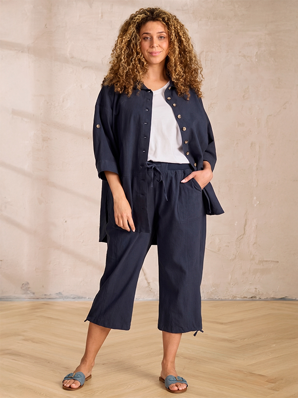 ZH-AMIN - Plus Size Overhemd fra Zhenzi