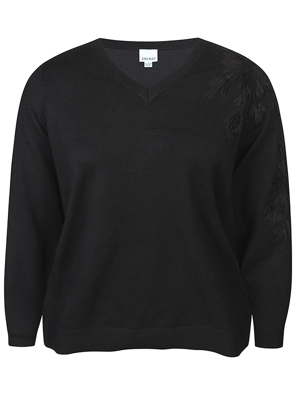 ZH-ELGA - Plus Size Sweater fra Zhenzi