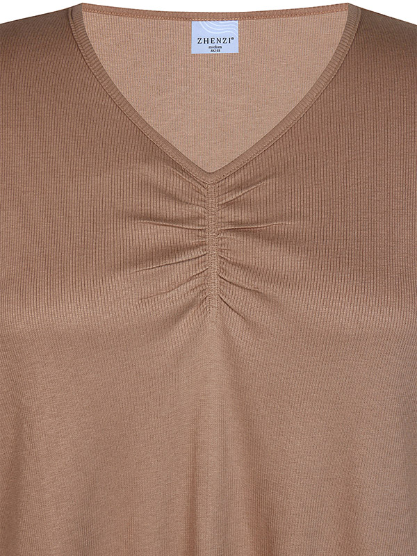 ZH-LARA - Plus Size T-shirt fra Zhenzi