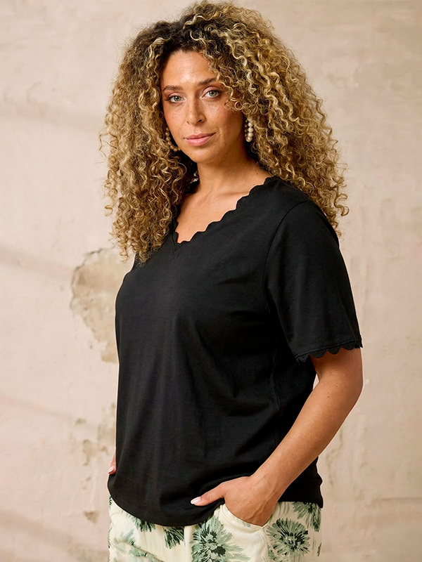 ZH-CARLA - Plus Size Blouse fra Zhenzi