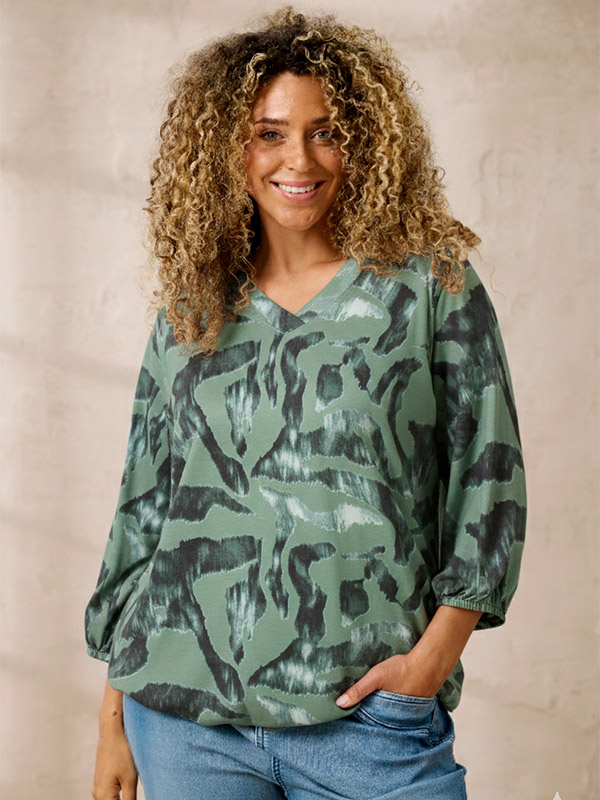 ZH-SYLVA - Plus Size Blouse fra Zhenzi