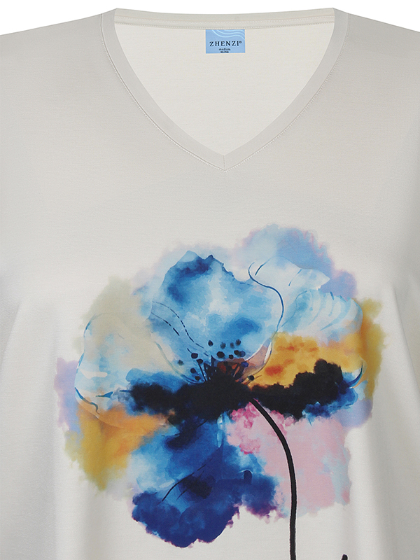 ZH-CHLOE - Plus Size T-shirt fra Zhenzi