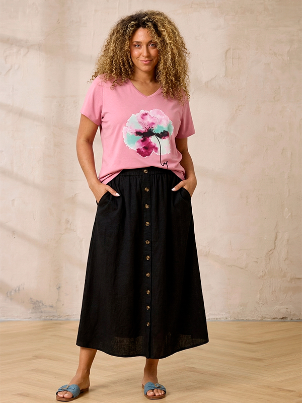 ZH-CHLOE - Plus Size T-shirt fra Zhenzi