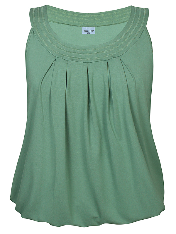 ZH-ENNS - Plus Size Top fra Zhenzi