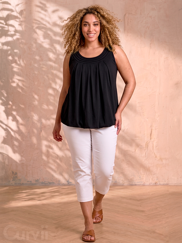 ZH-ENNS - Plus Size Top fra Zhenzi