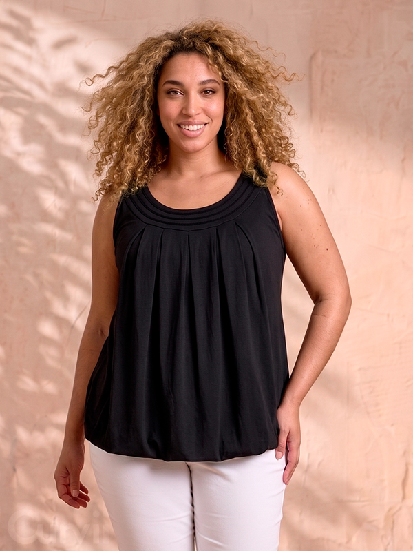 ZH-ENNS - Plus Size Top fra Zhenzi