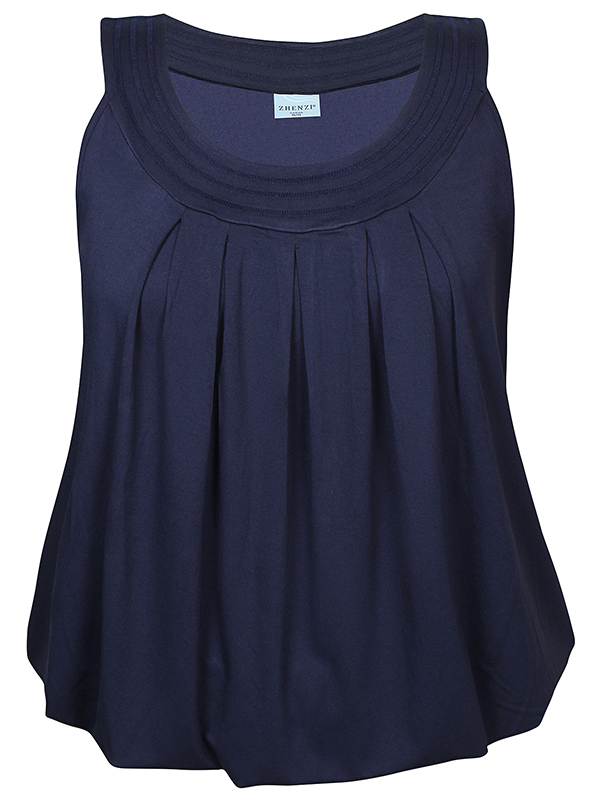 ZH-ENNS - Plus Size Top fra Zhenzi