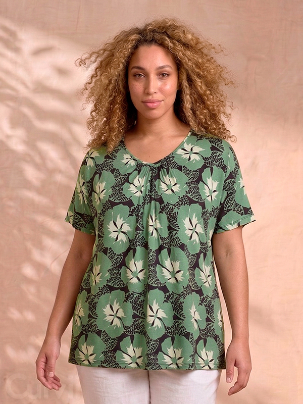 ZH-CINDY - Plus Size Blouse fra Zhenzi